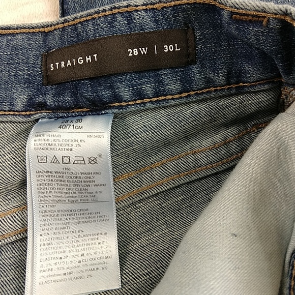 Banana Republic 28x30 Straight Leg Jeans New - Picture 4 of 7